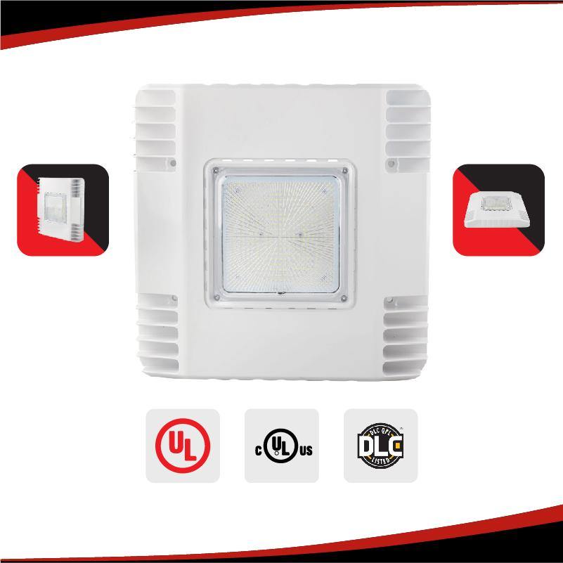 150W - LED Gas Station Canopy Light - Rayz lighting INC