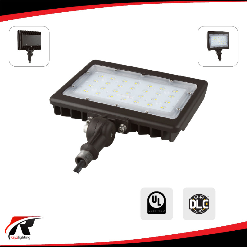 50W - LED Garden Yard Knuckle Mount Flood Light