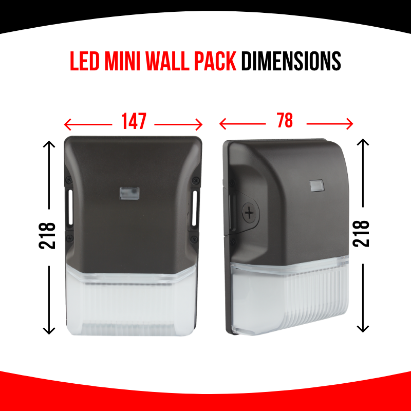 30W LED Mini Photocell Sensor Wall Pack Light - Rayz lighting INC