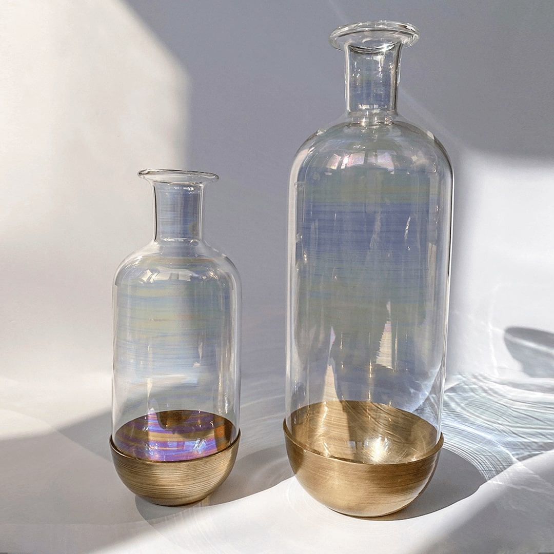 Vases Transaparent Set of 2