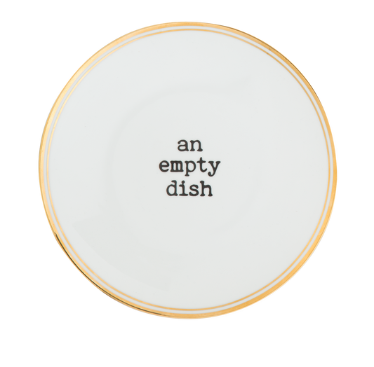 An Empty Dish Plate Set of 6