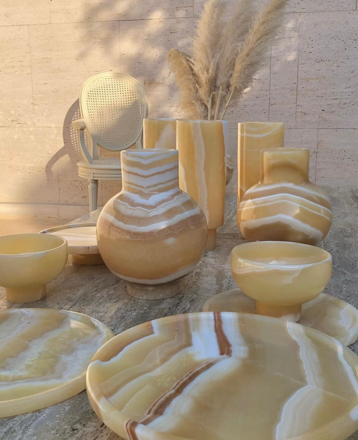 Neutral Alabaster Bowl