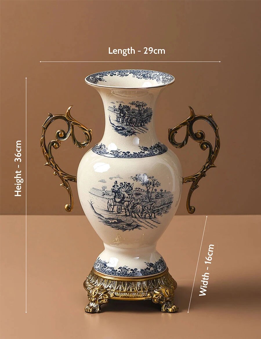 'Yorkshire' Victorian Ornamental Vase