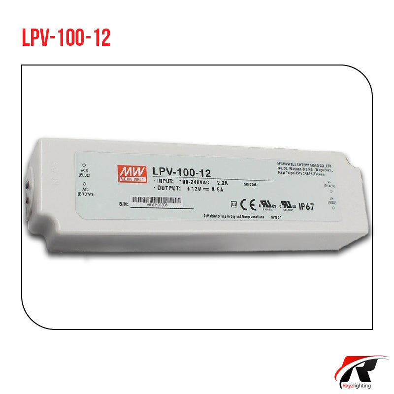 100W - Waterproof LED Power Supply
