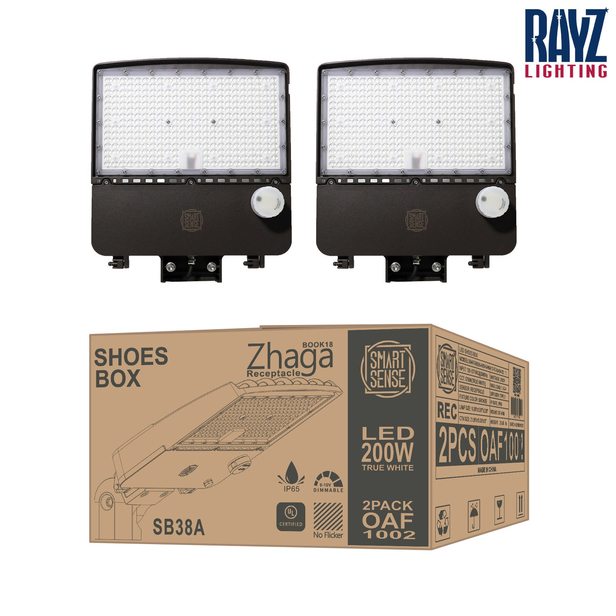 200W LED Shoebox Area Light - Parking Lot/Street Light