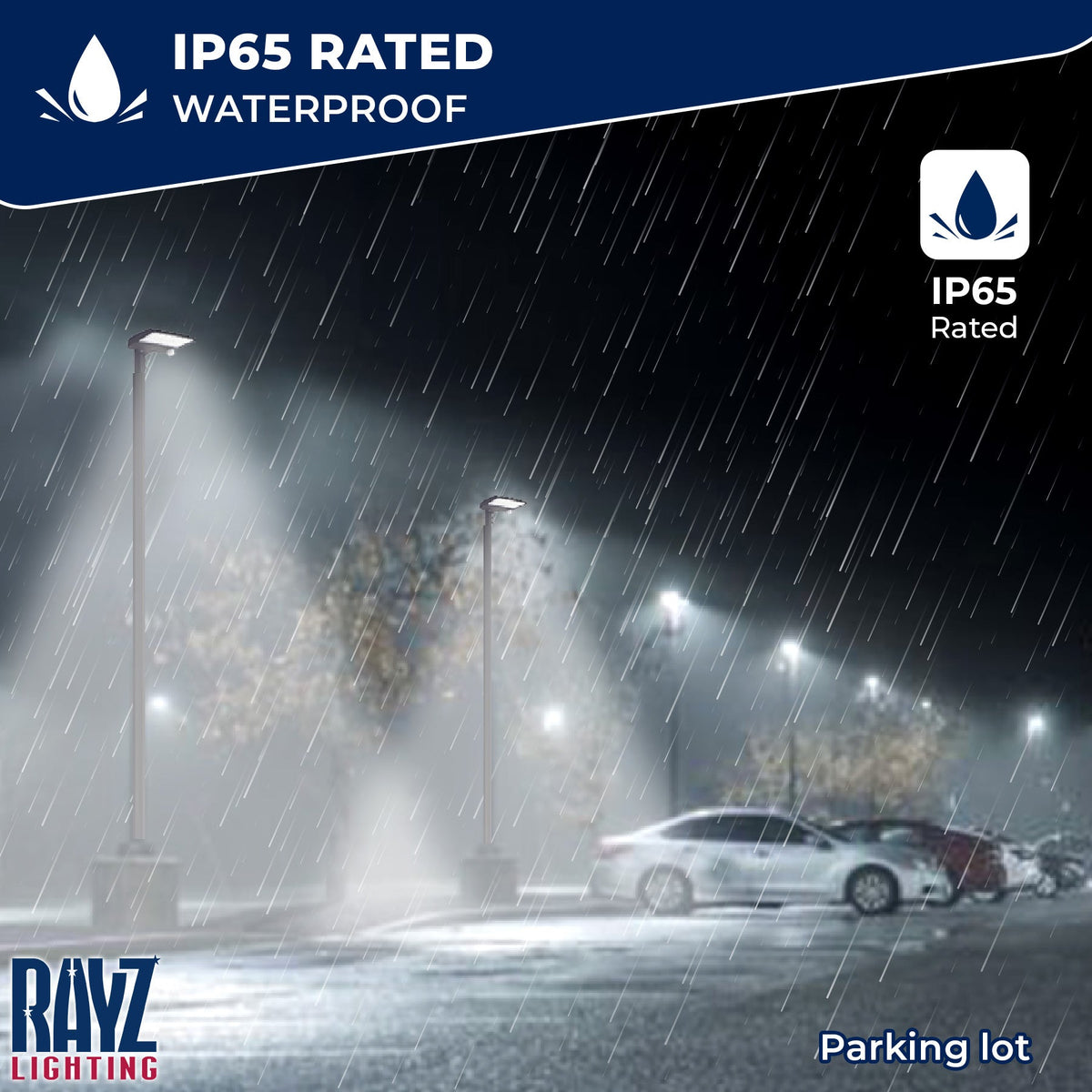 200W LED Shoebox Area Light - Parking Lot/Street Light