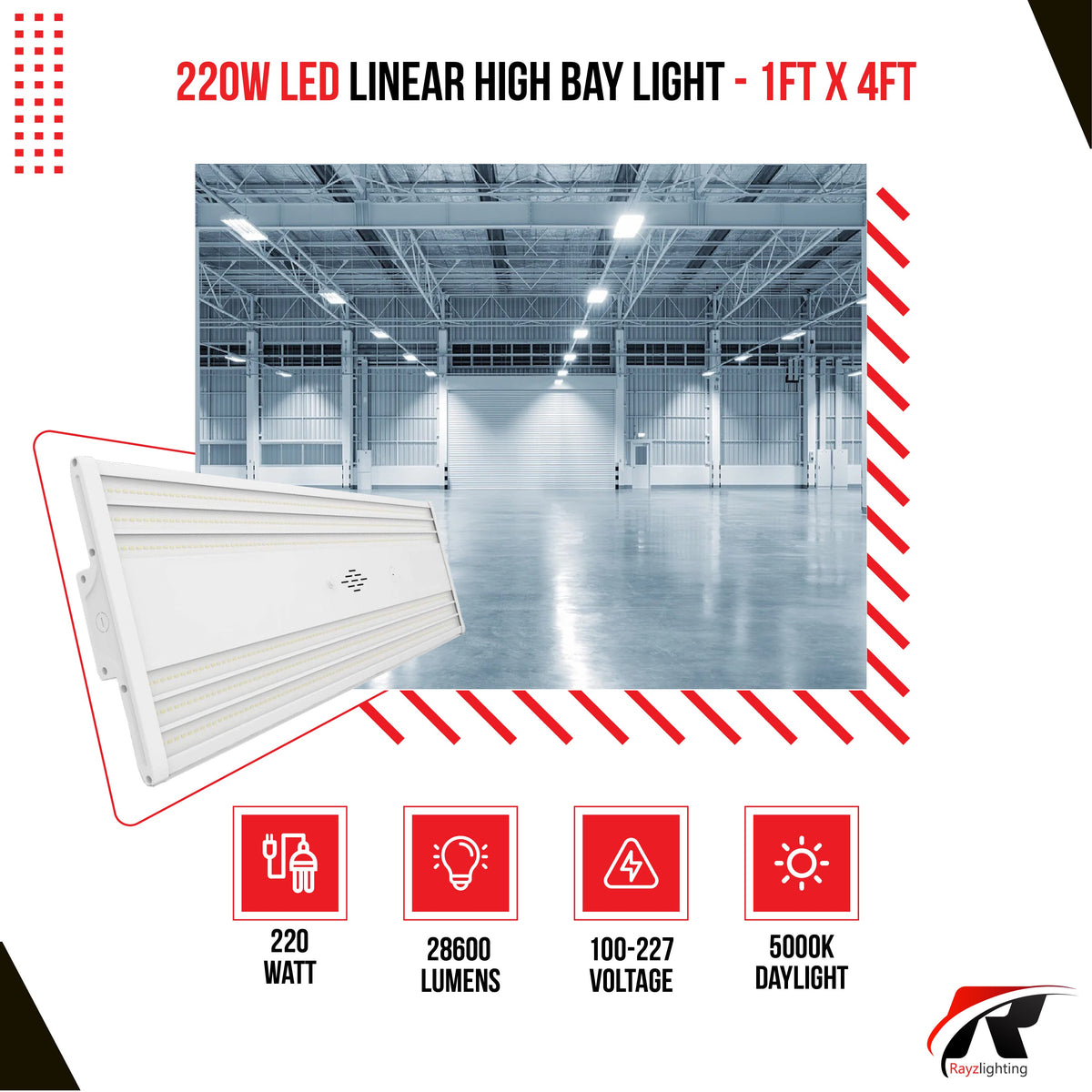 220W Linear High Bay Light