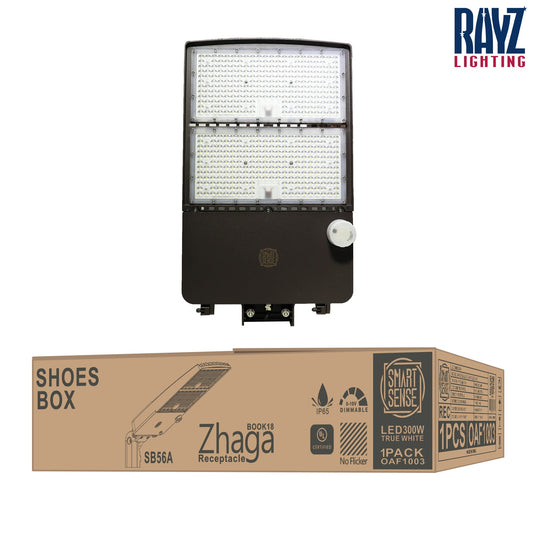 300W LED Shoebox Area Light - Parking Lot/Street Light