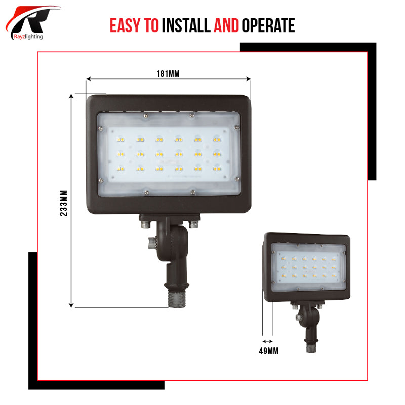 30W LED Knuckle Mount Flood Light