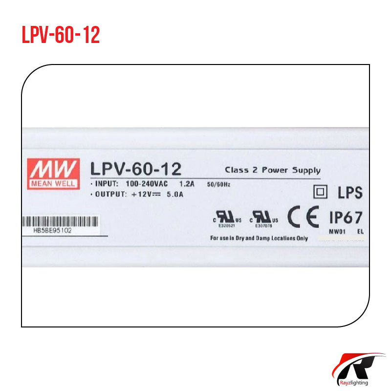 60W Water proof Power Supply