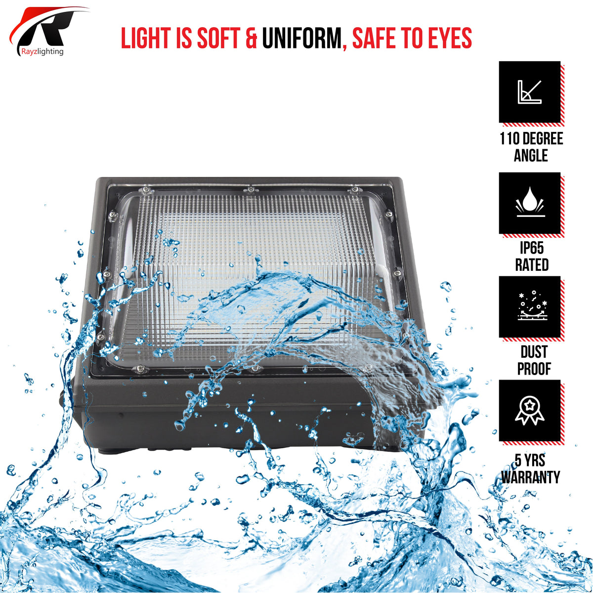 80W Wall Pack Light IP65 Rated