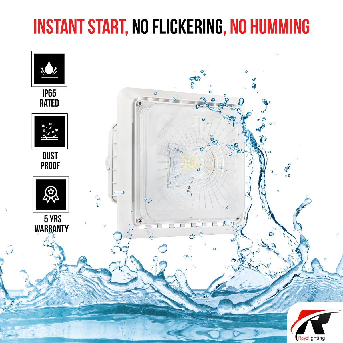IP65 Rated LED Canopy Light