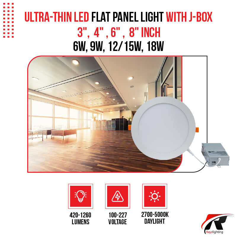 LED flat panel light