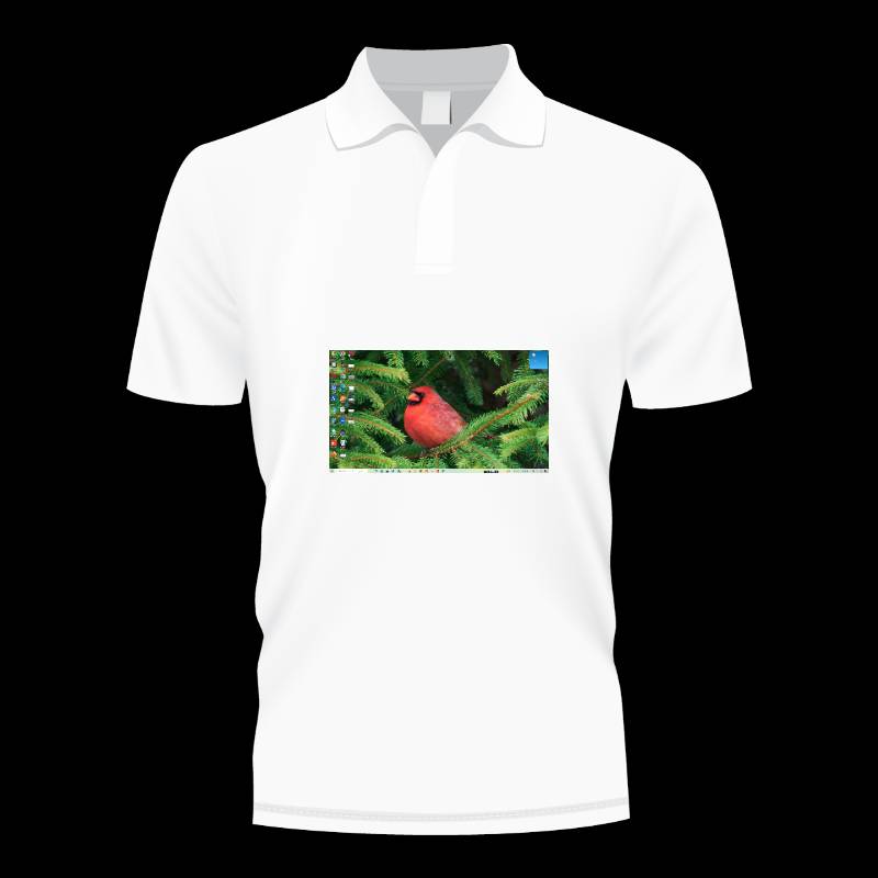 Premium Polo T-Shirt White - Publish 2005 - Main Image