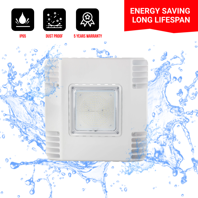 150W - LED Gas Station Canopy Light - Rayz lighting INC