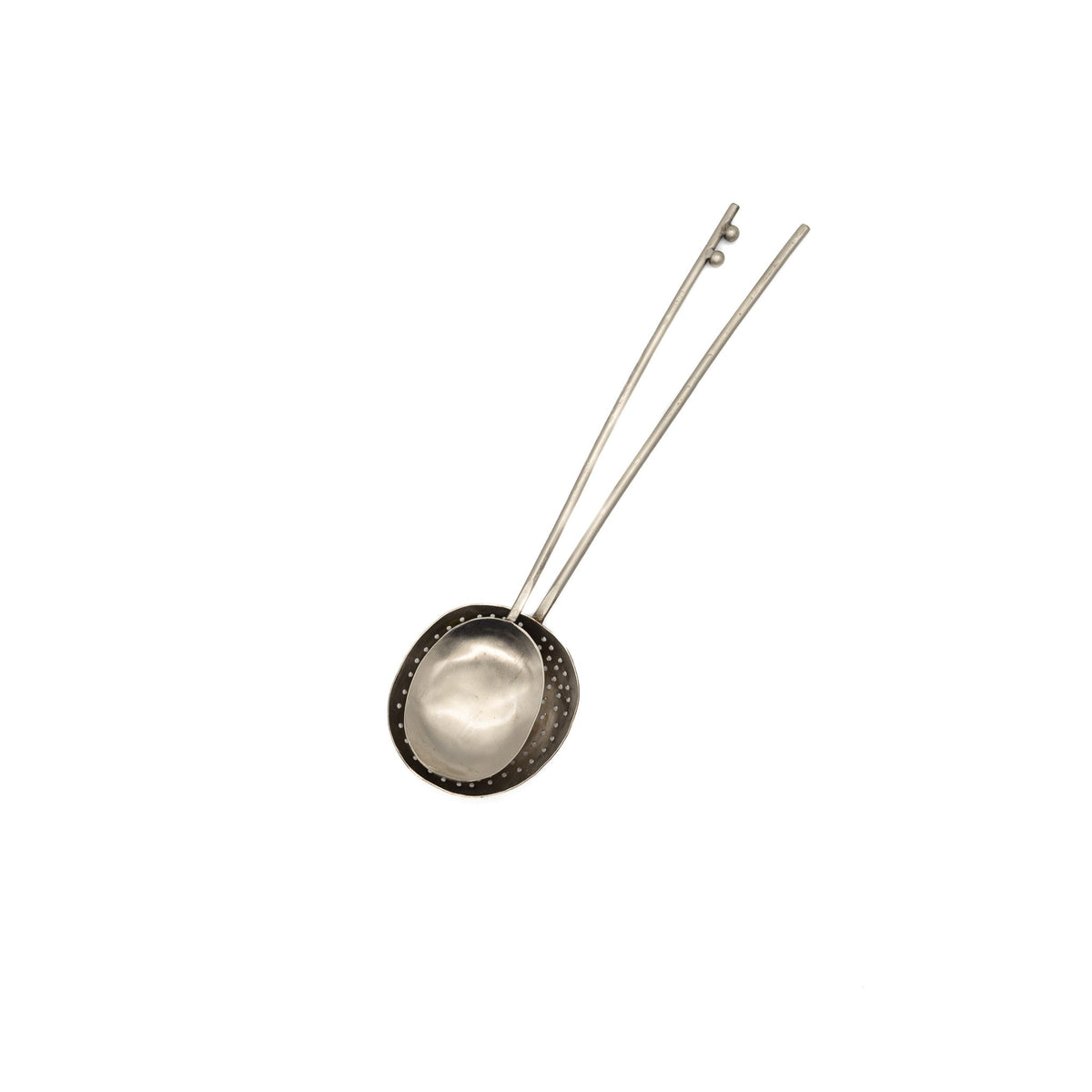 Small Spoon Big Spoon Silver Set of 2