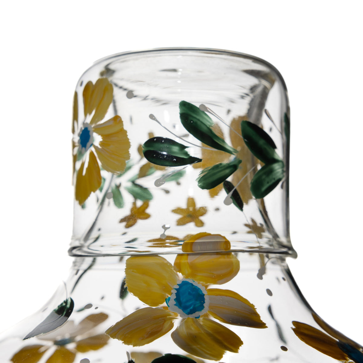 Blossom Amber Glass Carafe