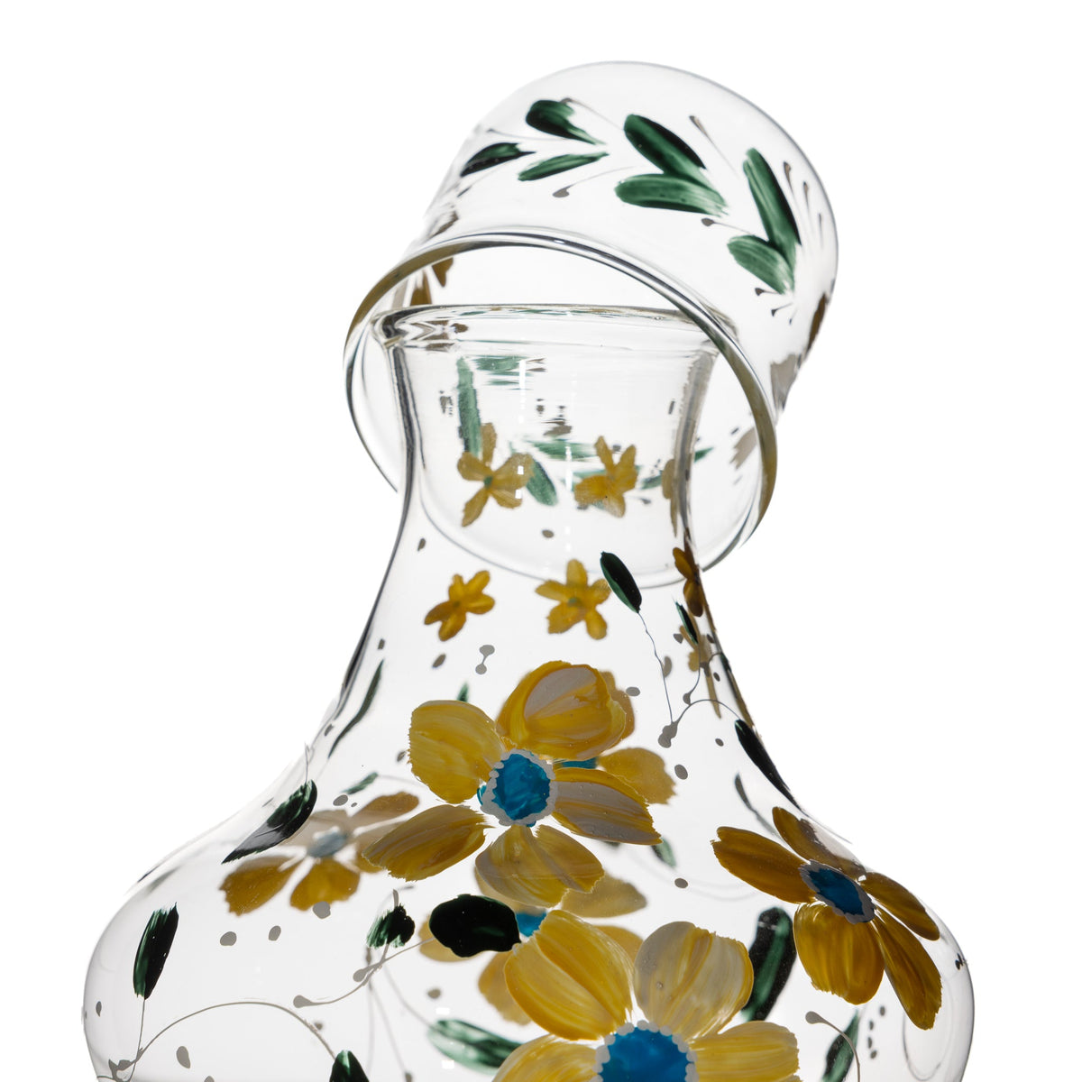 Blossom Amber Glass Carafe