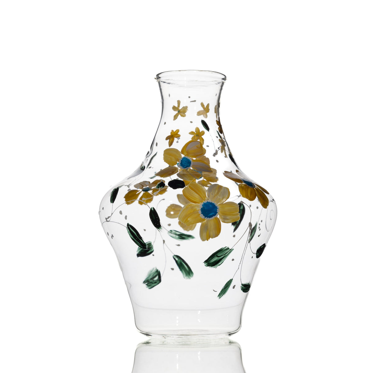 Blossom Amber Glass Carafe