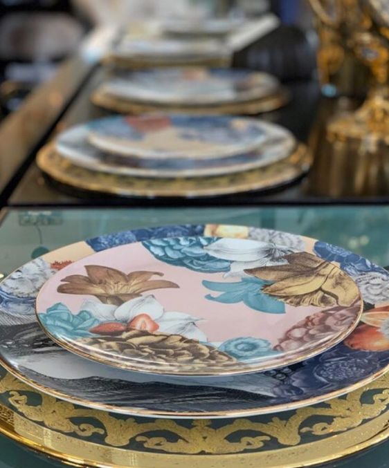 Cairo Flower Plate Set of 6