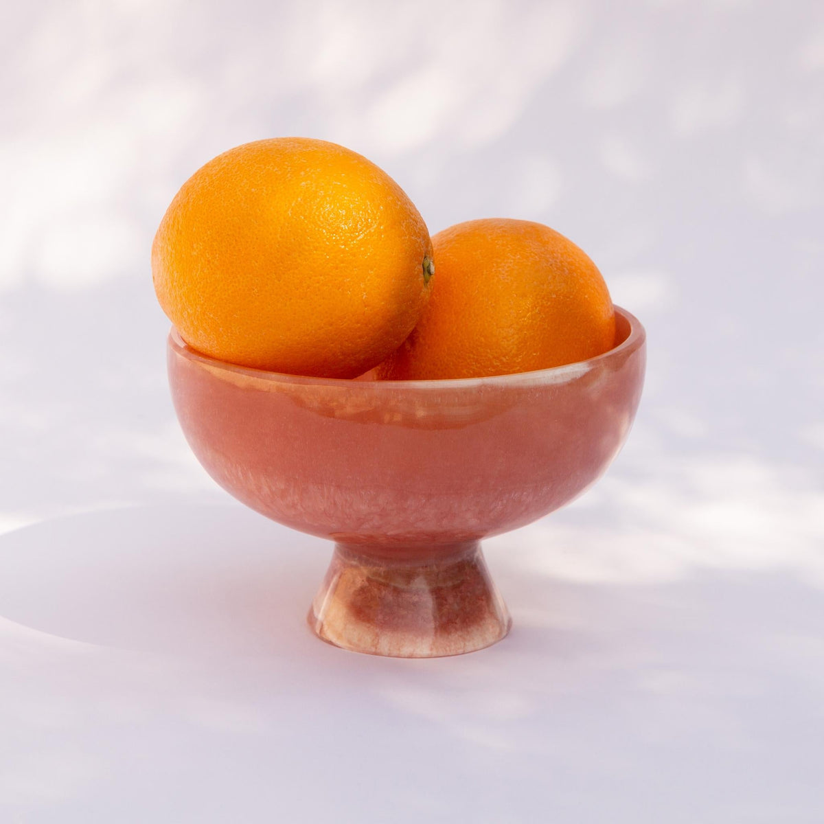 Coral Alabaster Bowl