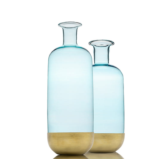 Vases Blue Set of 2