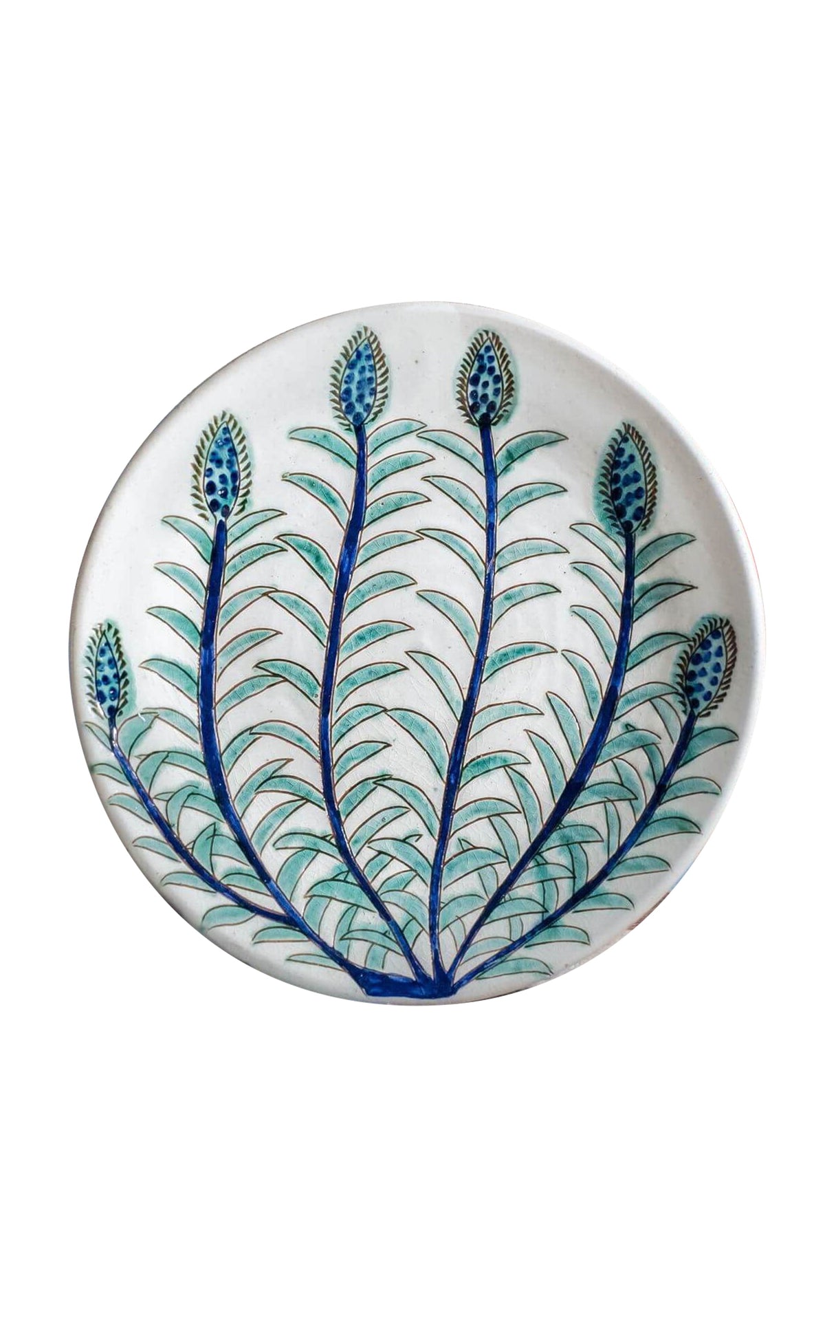 Buds Platter Blue-Green