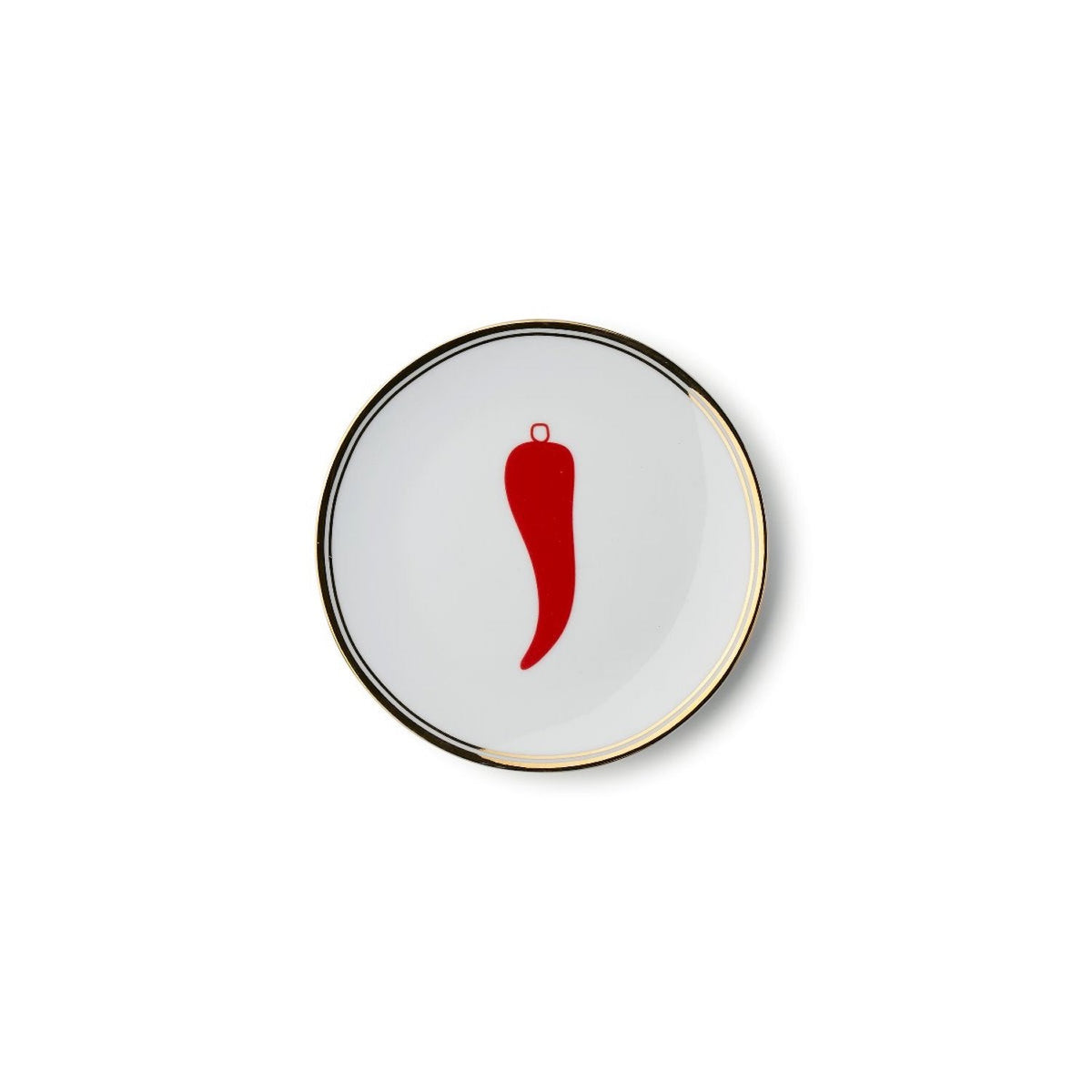 Chili Pepper plate Set of 6