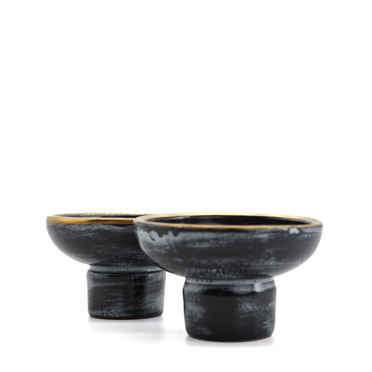 Mini Dishes Black set of 2