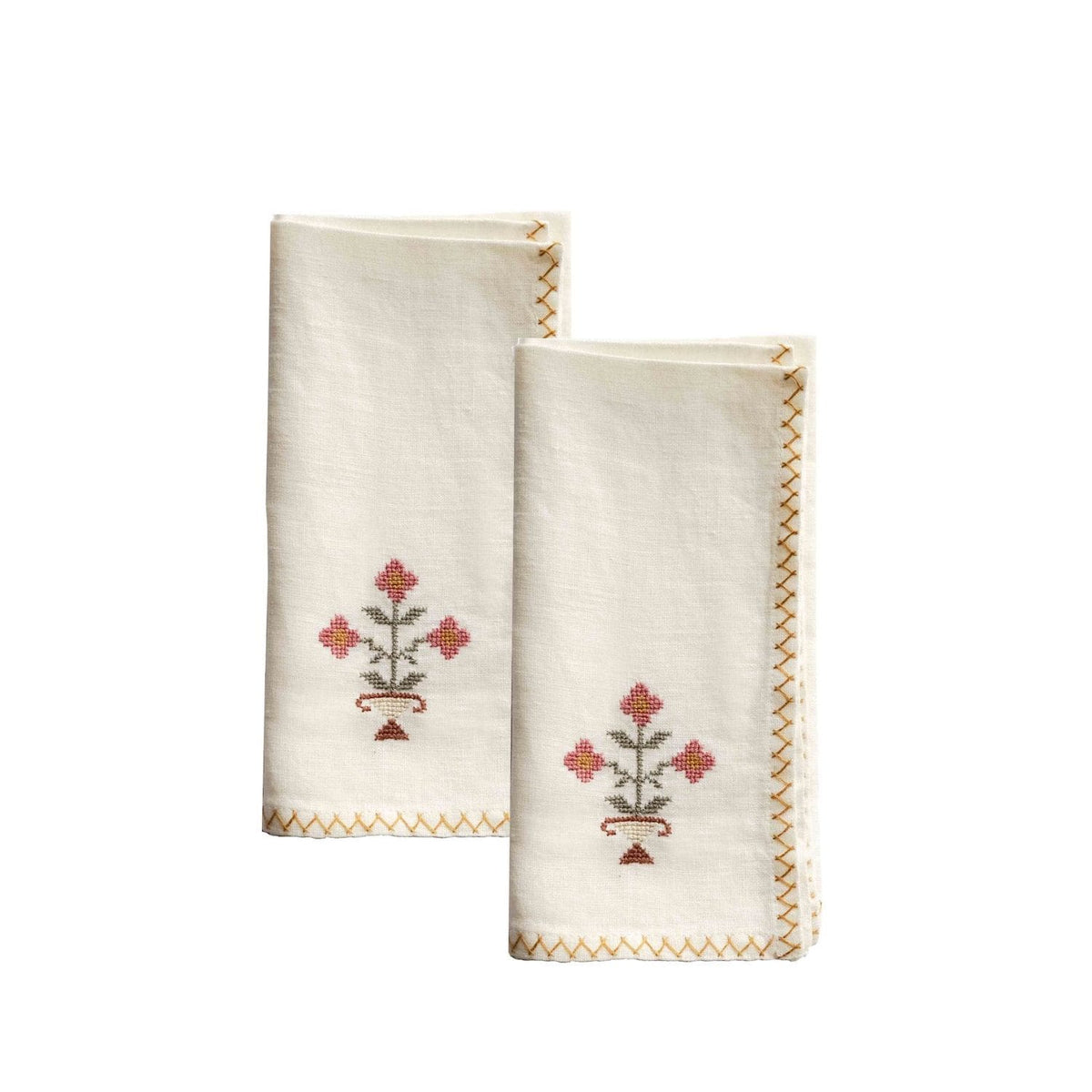 Bouquet Napkin Rosewood set of 2