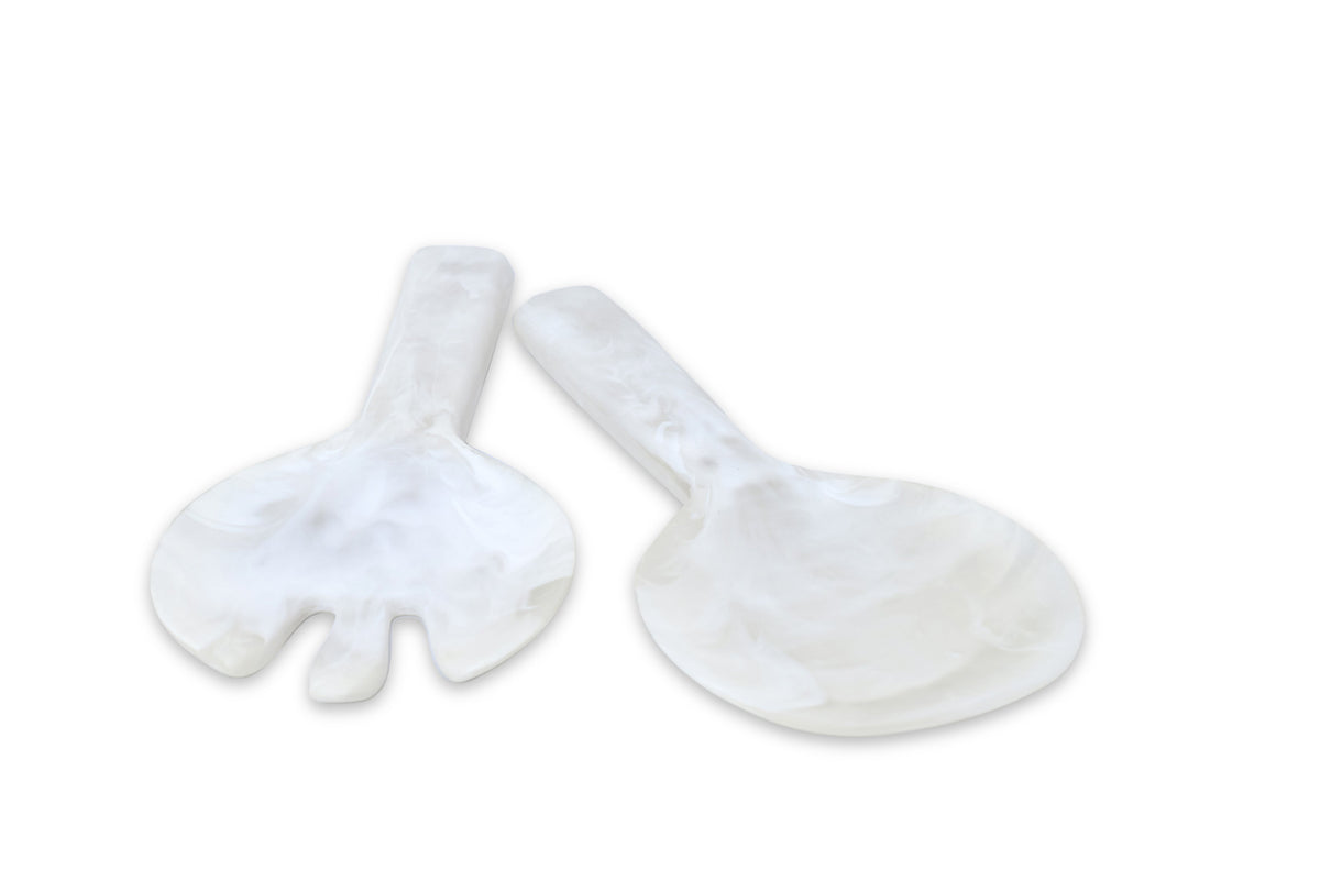 Jumbo Servers White set of 2