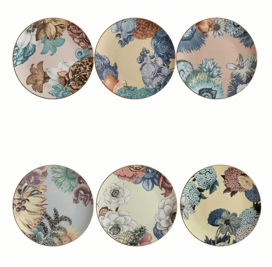 Cairo Flower Plate Set of 6