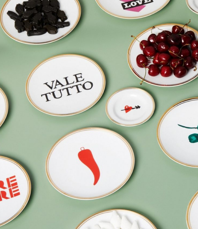 Chili Pepper plate Set of 6