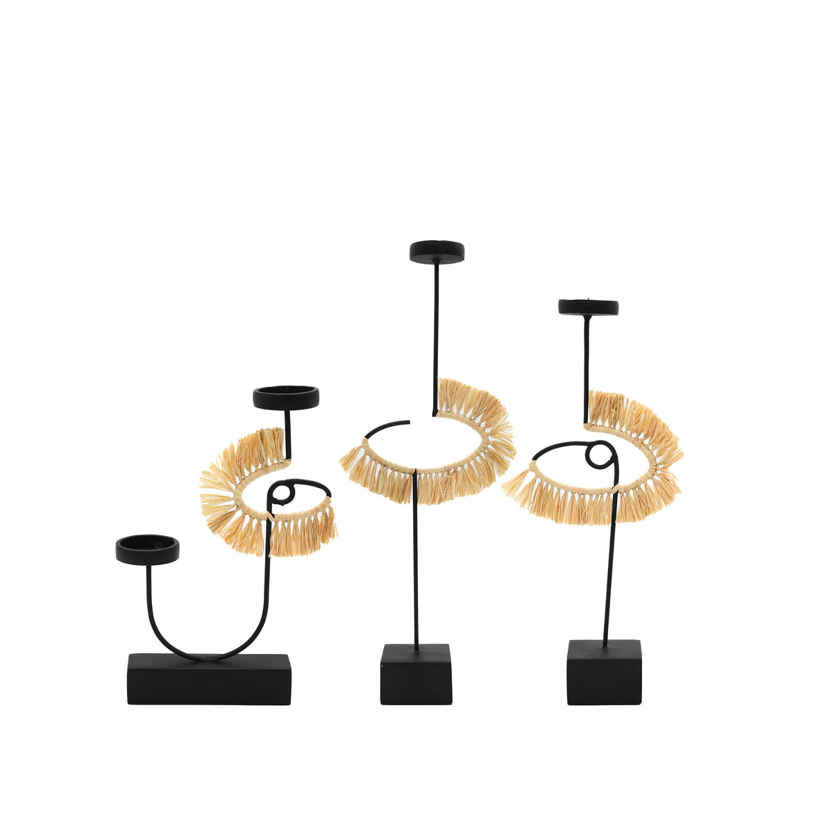 Oneline Eye  Candlestick Set of 3