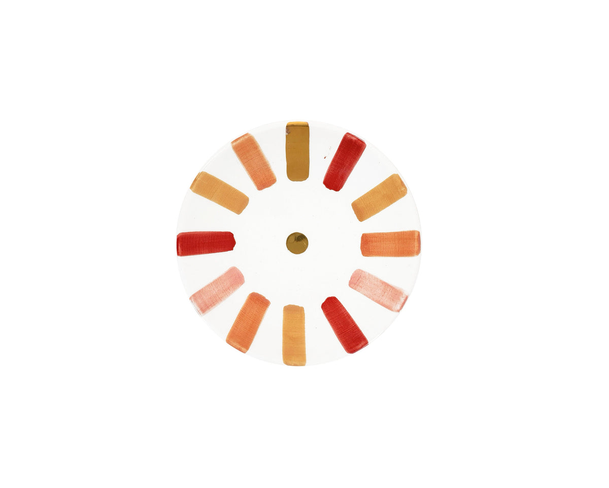 Ourika  Ceramic Straight Plate Orange