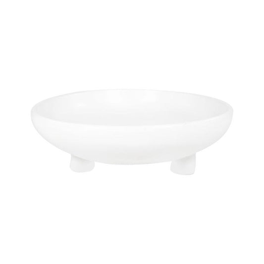 Tripod Serving Platter White