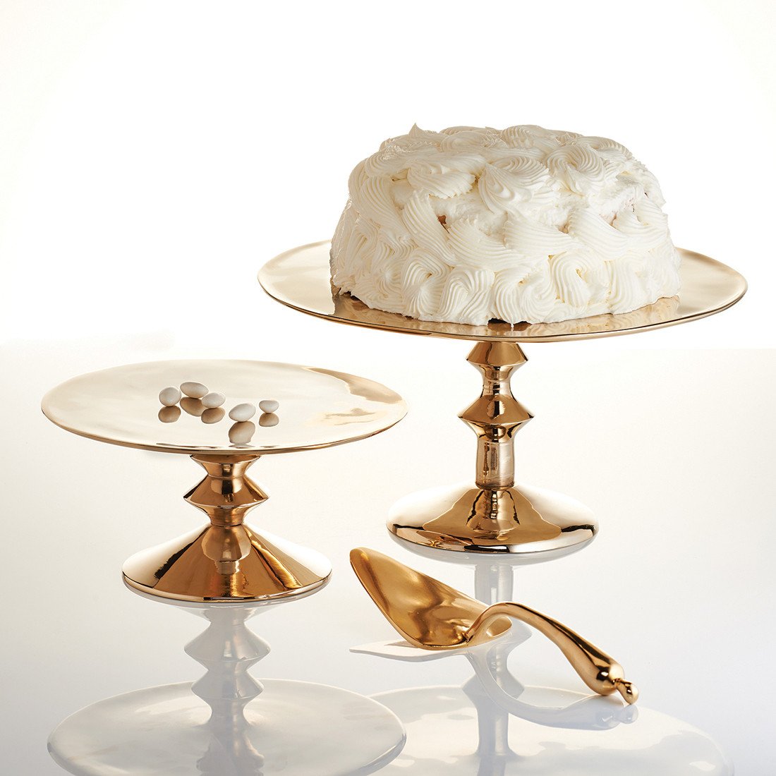 Totem Cakestand Large Gold